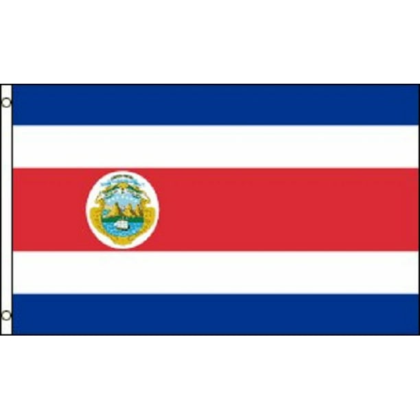 Mini banner flag pennant window mirror cars country banner costa rica 